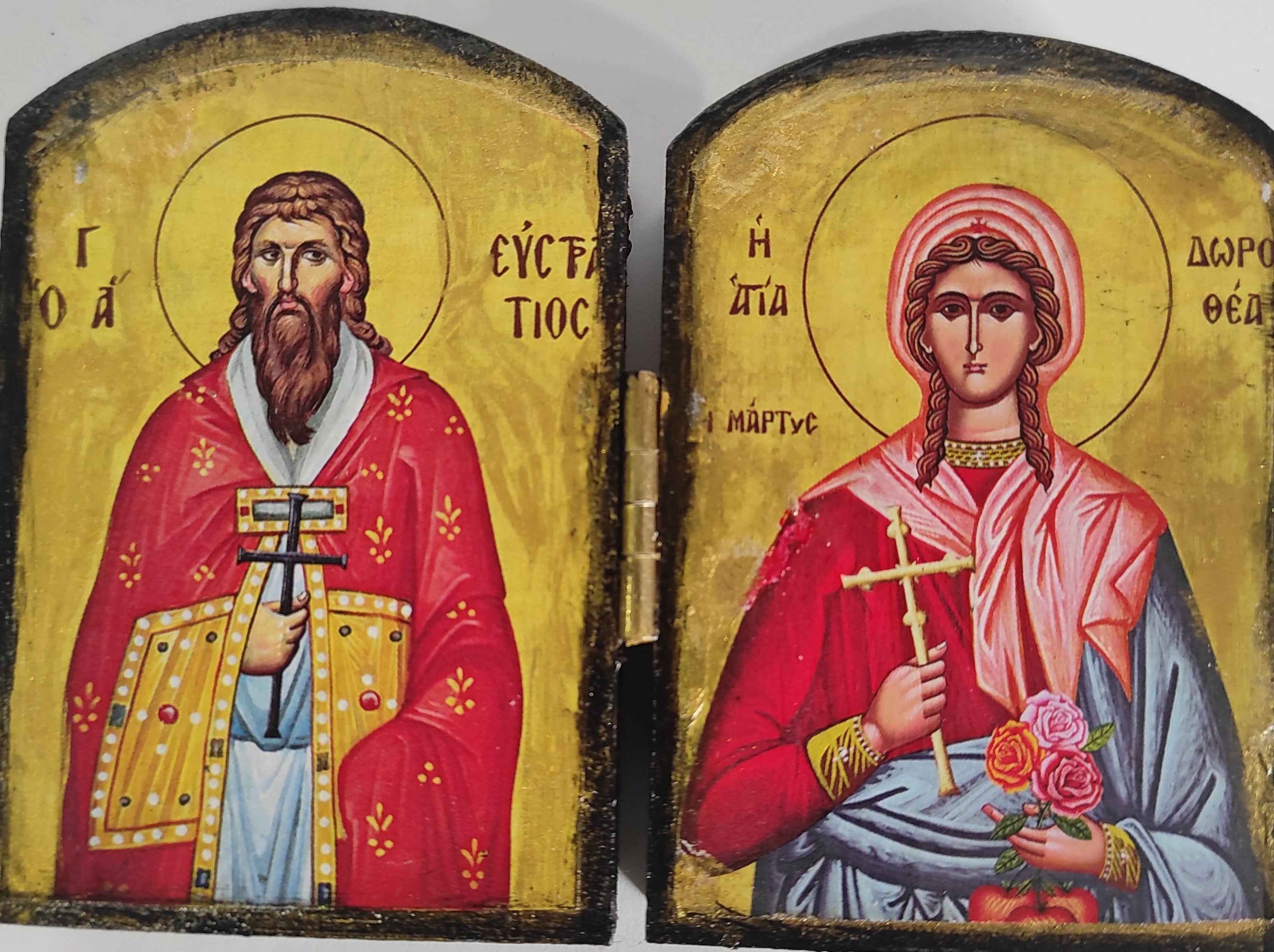 Baptism - Excellent Handmade Favors for your Special Christening-Wedding 7X5 cm /Diptych