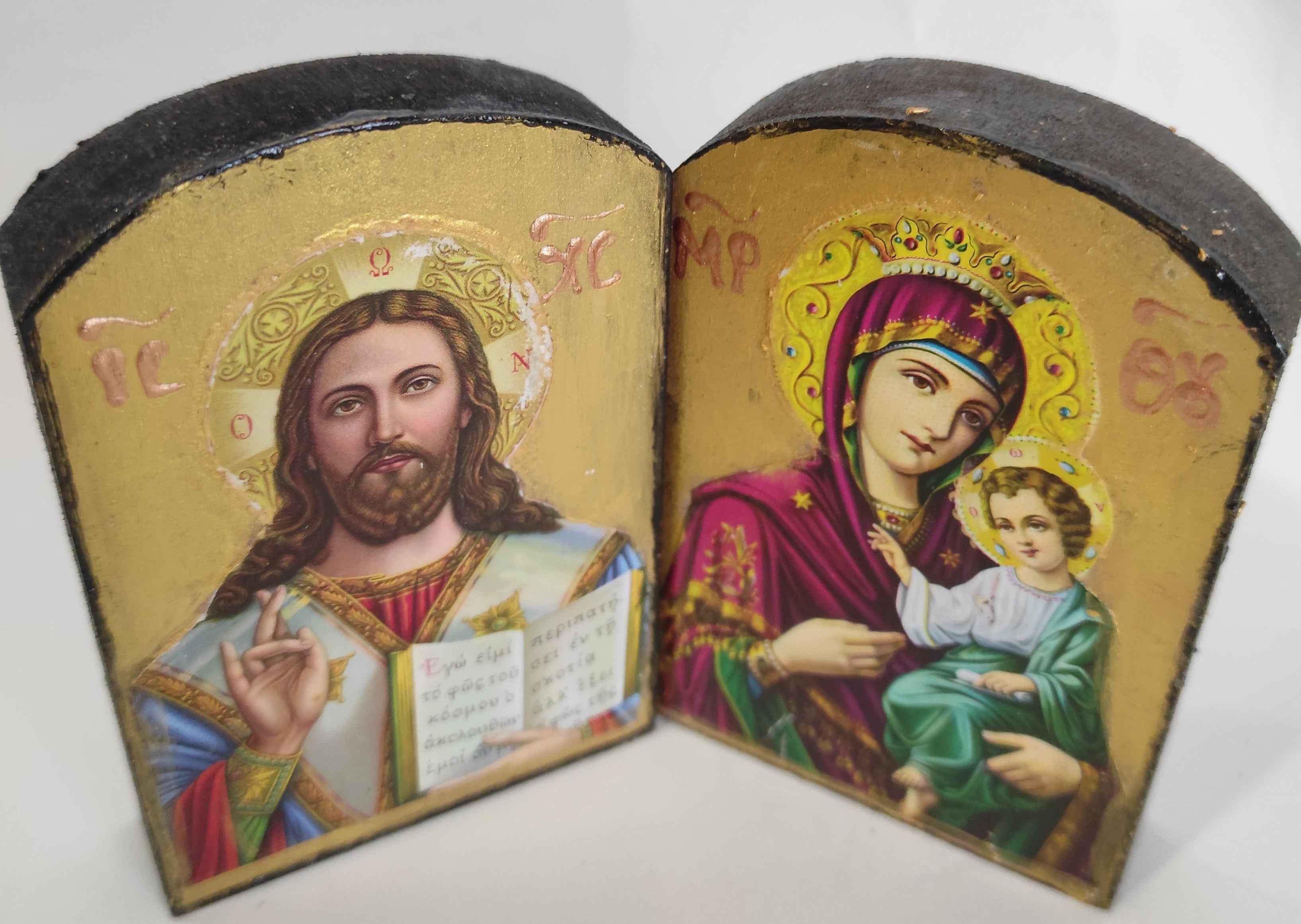 Baptism - Excellent Handmade Favors for your Special Christening-Wedding 7X5 cm /Diptych