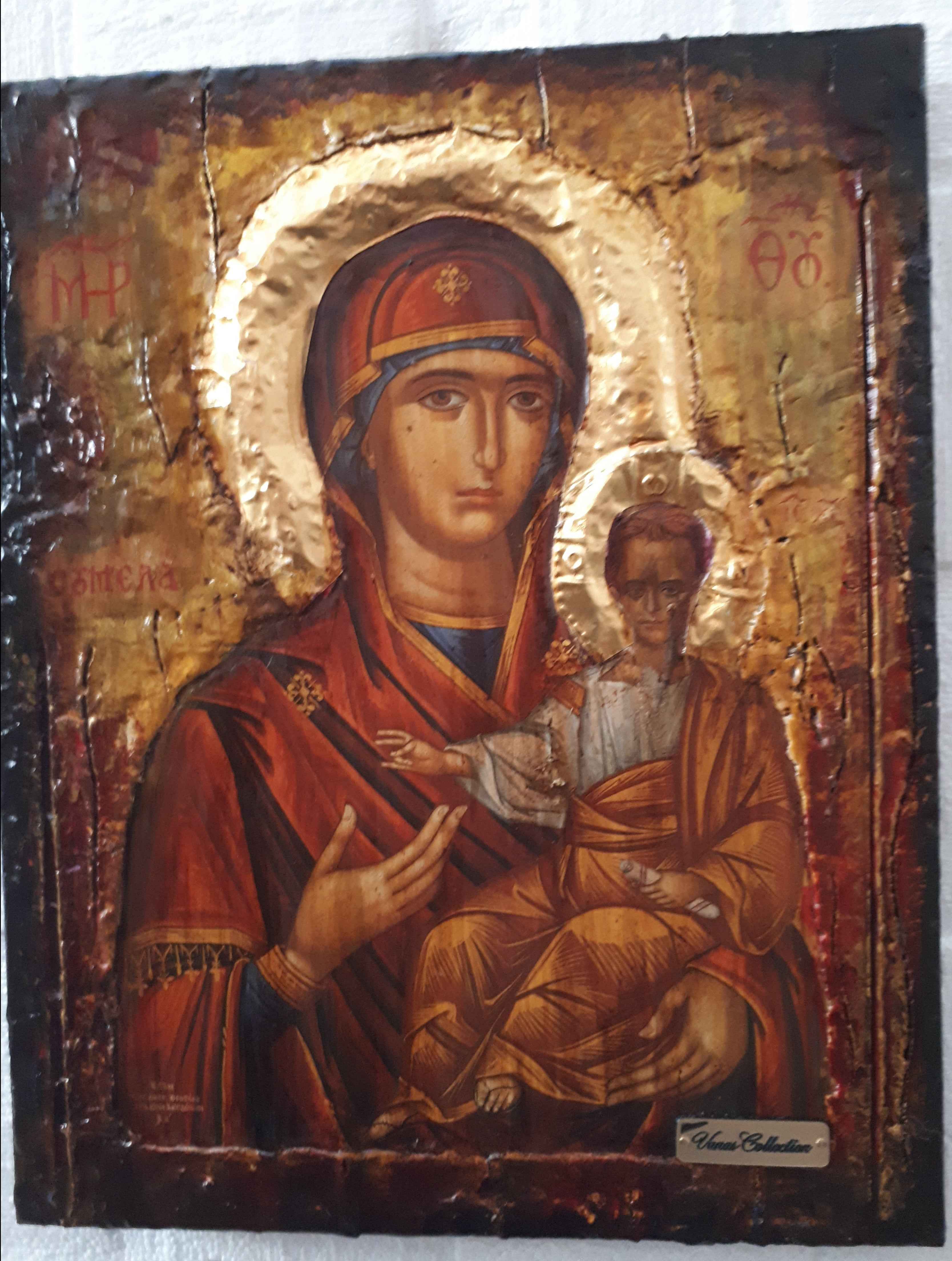 Panagia Virgin Mary of Soumela Greek Handmade Orthodox Byzantine Russian Icons