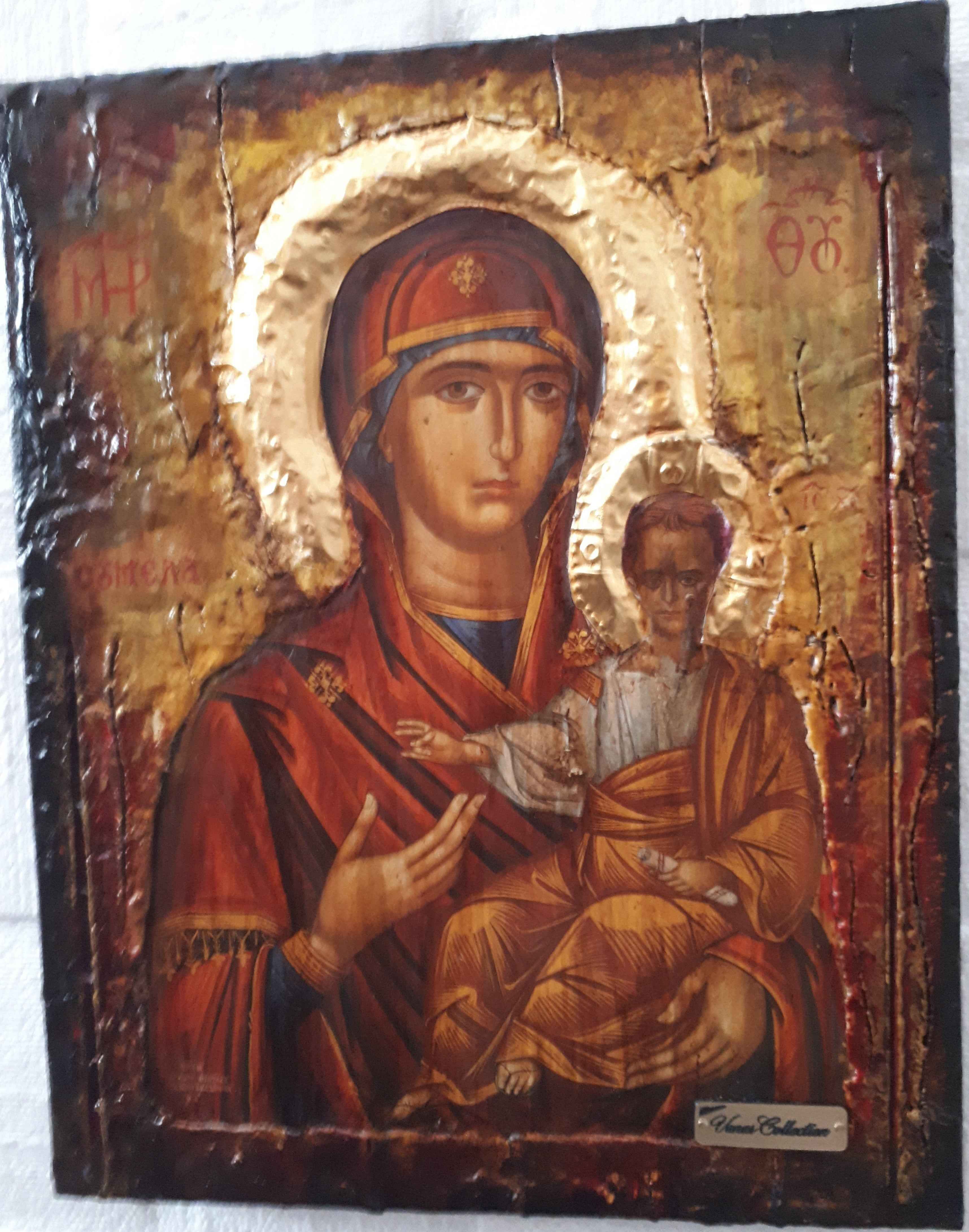 Panagia Virgin Mary of Soumela Greek Handmade Orthodox Byzantine Russian Icons