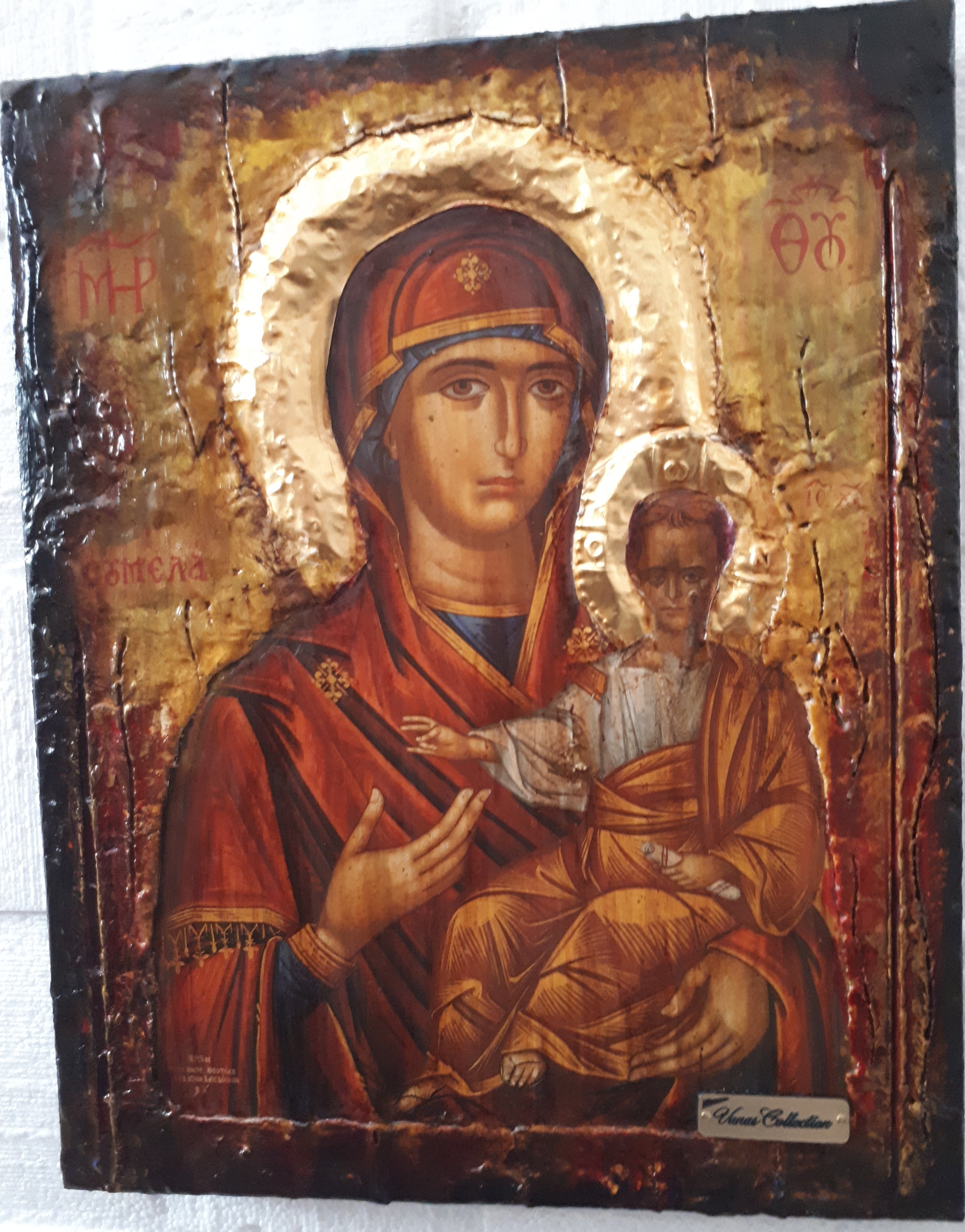 Panagia Virgin Mary of Soumela Greek Handmade Orthodox Byzantine Russian Icons