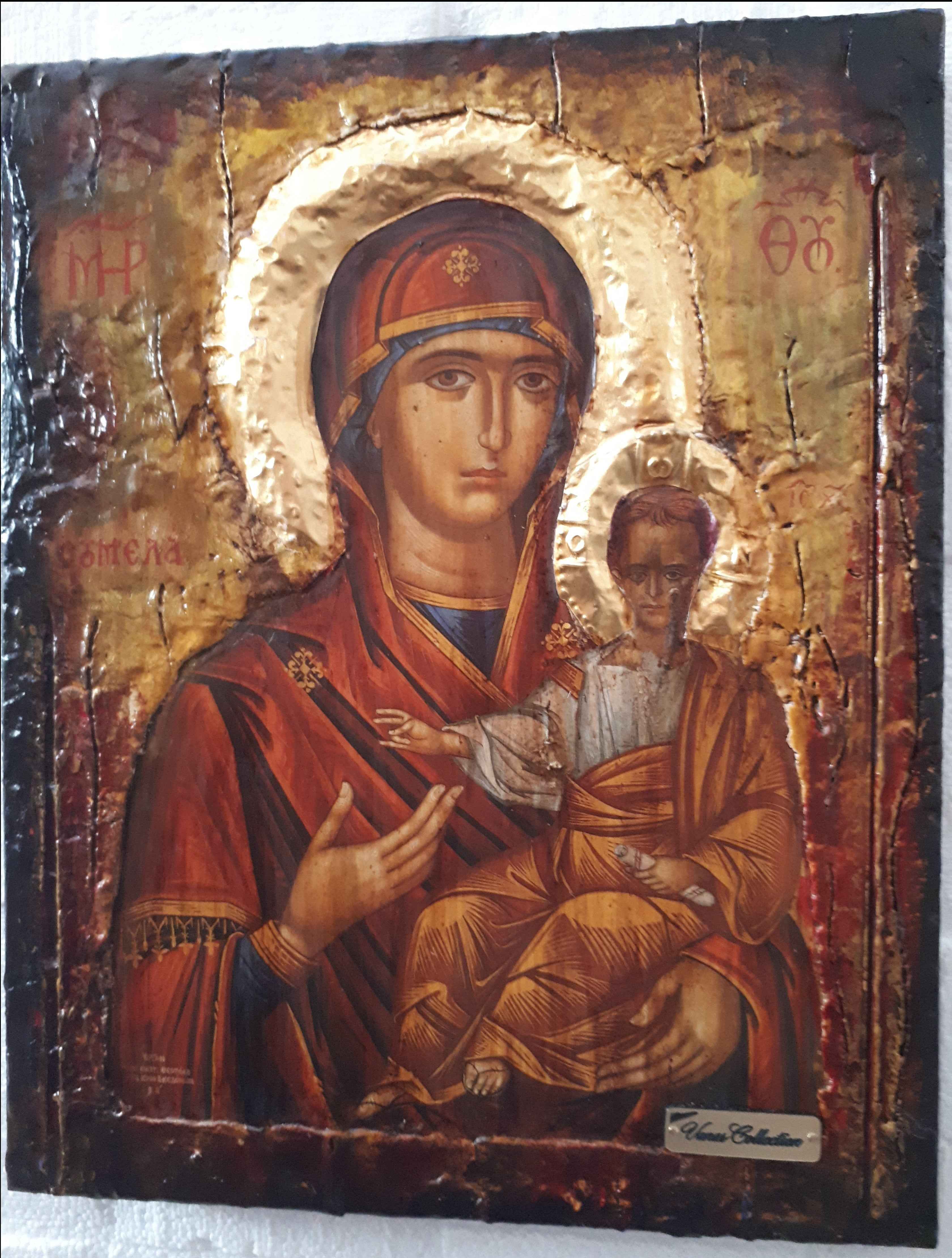 Panagia Virgin Mary of Soumela Greek Handmade Orthodox Byzantine Russian Icons
