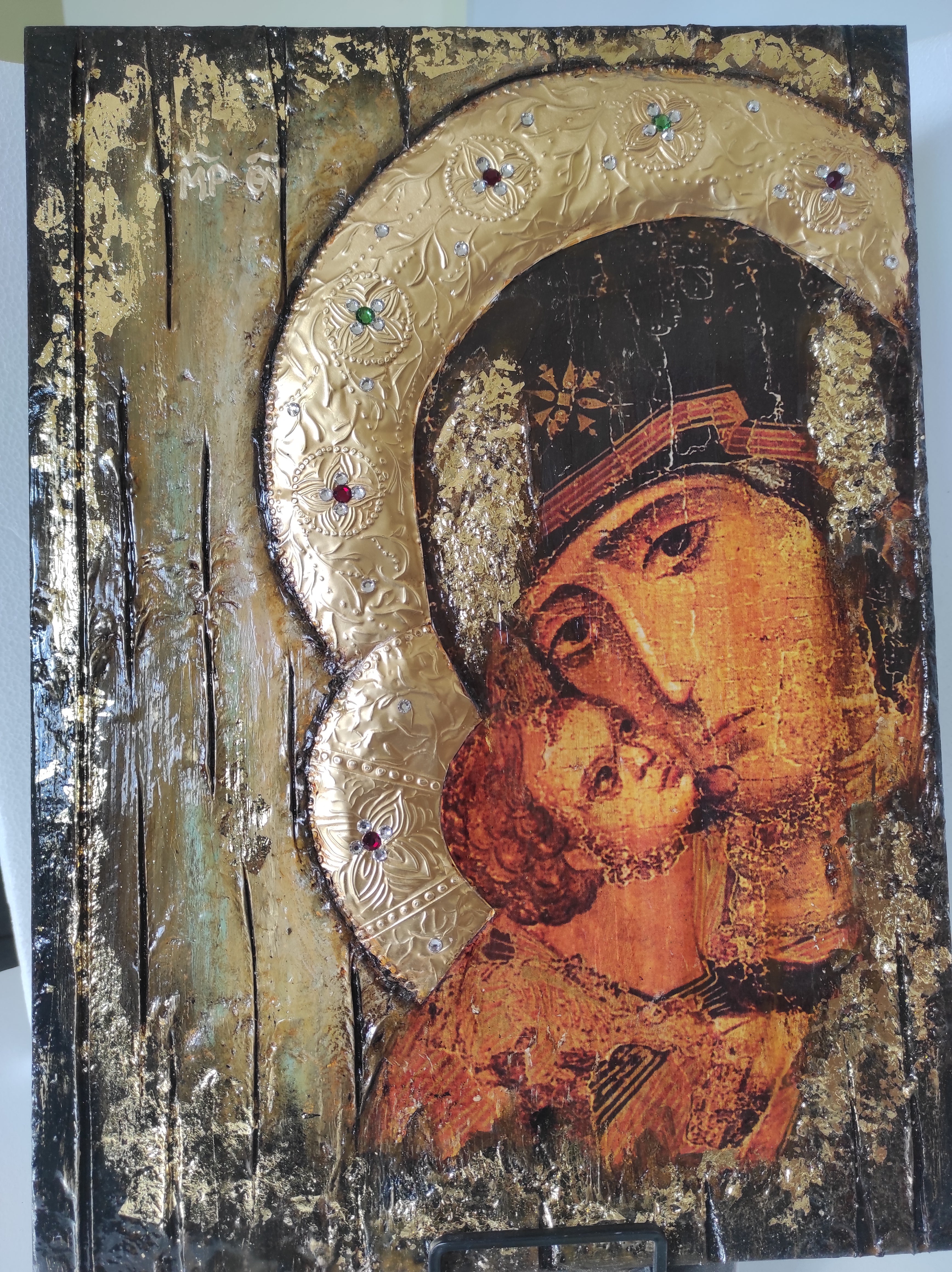 The Virgin Mary of Vladimir and Jesus - Christianity Orthodox Byzantine Greek Icons