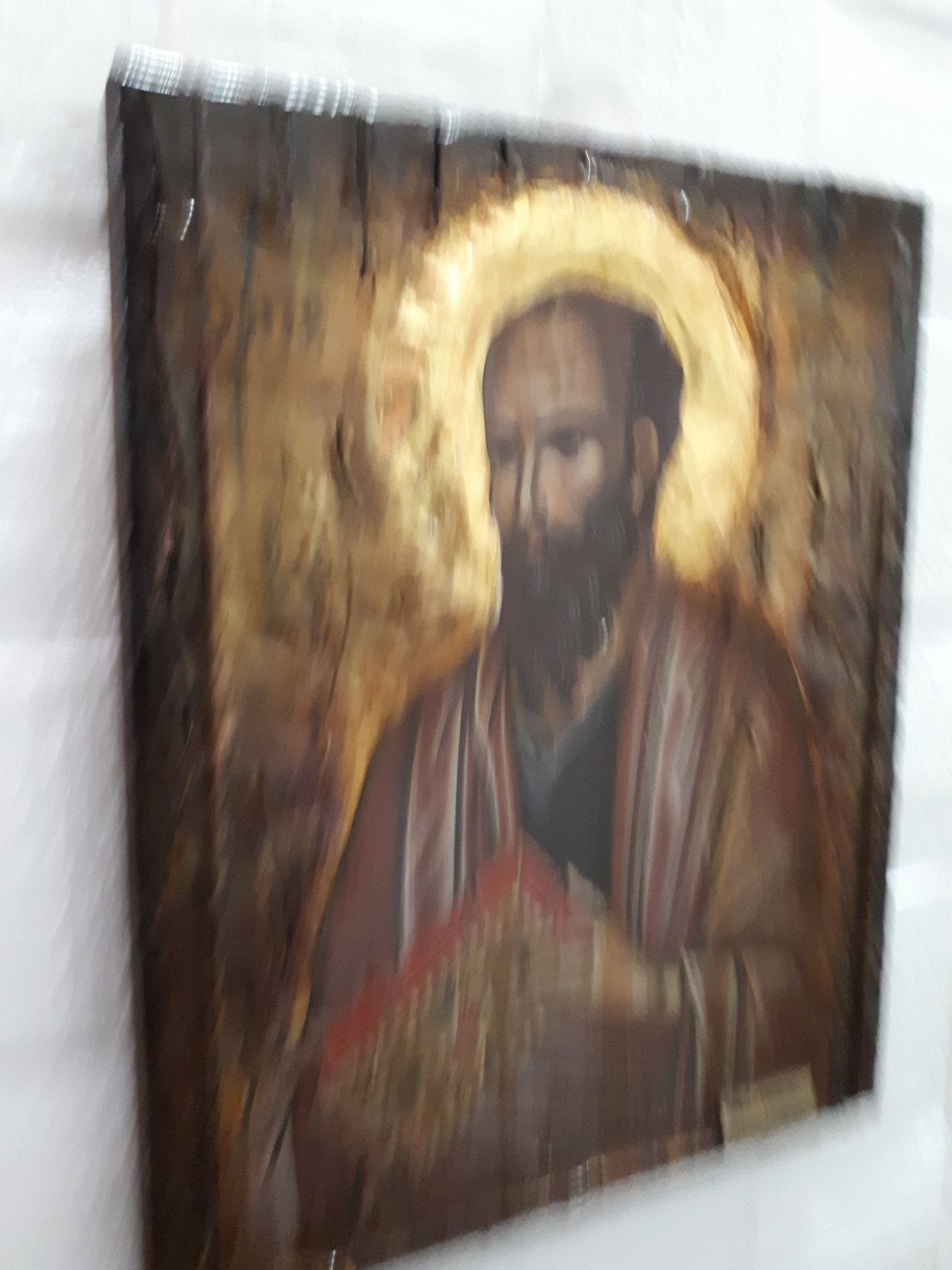 Saint Paul Apostle Agios Pavlos on Wood Icon- Greek Orthodox Byzantine Icons - Vanas Collection