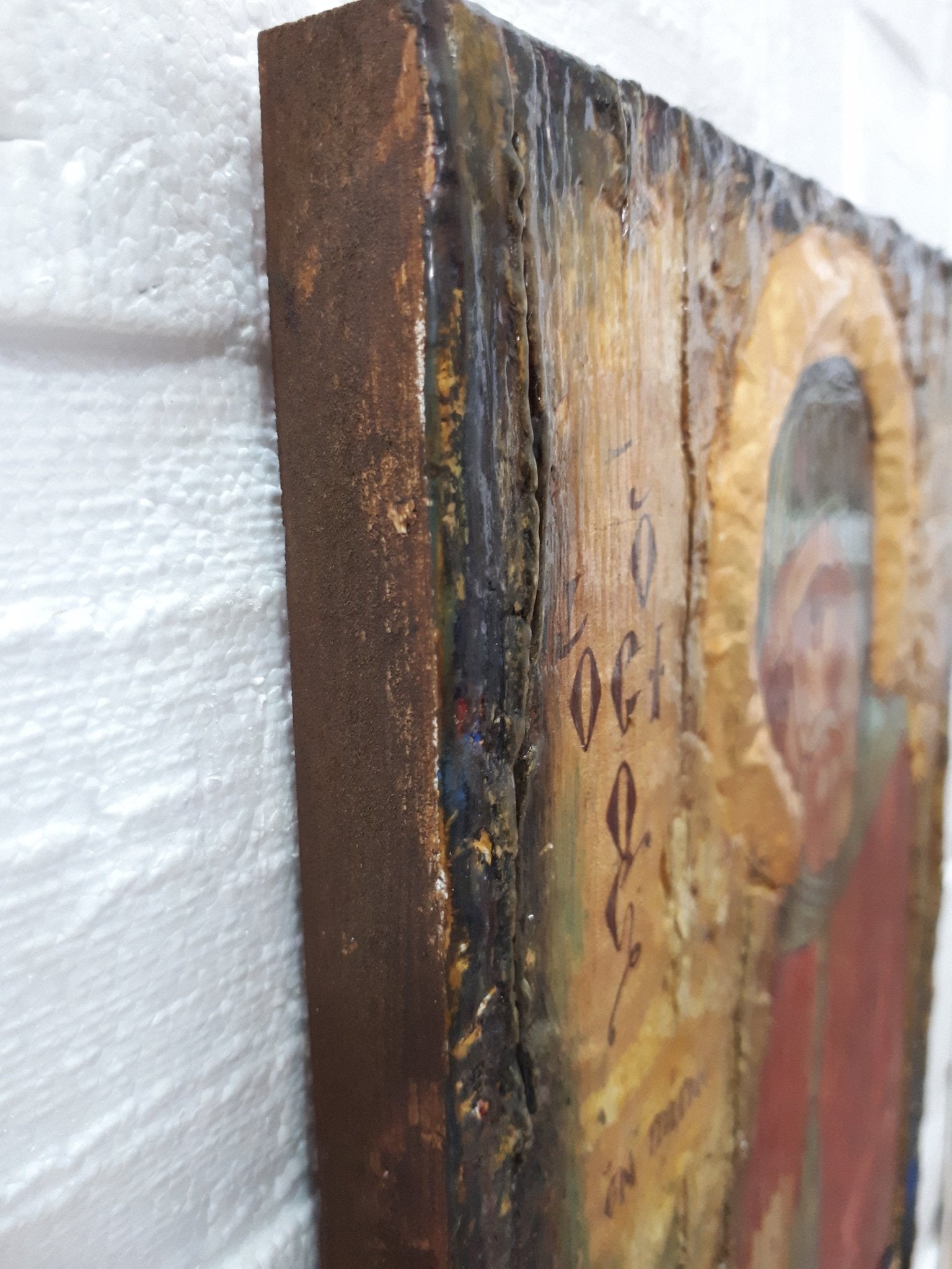 Saint St. Christodoulos Latrinos of Patmos Orthodox Byzantine Greek Made Icons - Vanas Collection