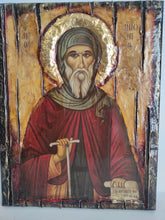 Load image into Gallery viewer, Icon of Saint Anthony Antonios Antony the Great Rare Christianity Greek Orthodox Icons
