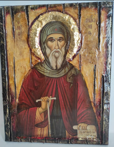 Icon of Saint Anthony Antonios Antony the Great Rare Christianity Greek Orthodox Icons
