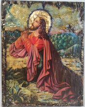 Load image into Gallery viewer, Jesus Christ Prayer in Gethsemane-Greek Christian Orthodox Catholic Handmade Icons