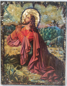 Jesus Christ Prayer in Gethsemane-Greek Christian Orthodox Catholic Handmade Icons