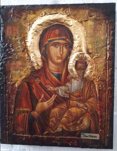 Panagia Virgin Mary of Soumela Greek Handmade Orthodox Byzantine Russian Icons