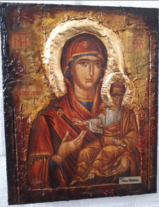 Panagia Virgin Mary of Soumela Greek Handmade Orthodox Byzantine Russian Icons