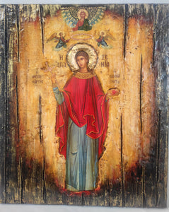 Saint Xenia, the Great Martyr, of Peloponesus, Greece, Full Body-Greek Handmade Icons