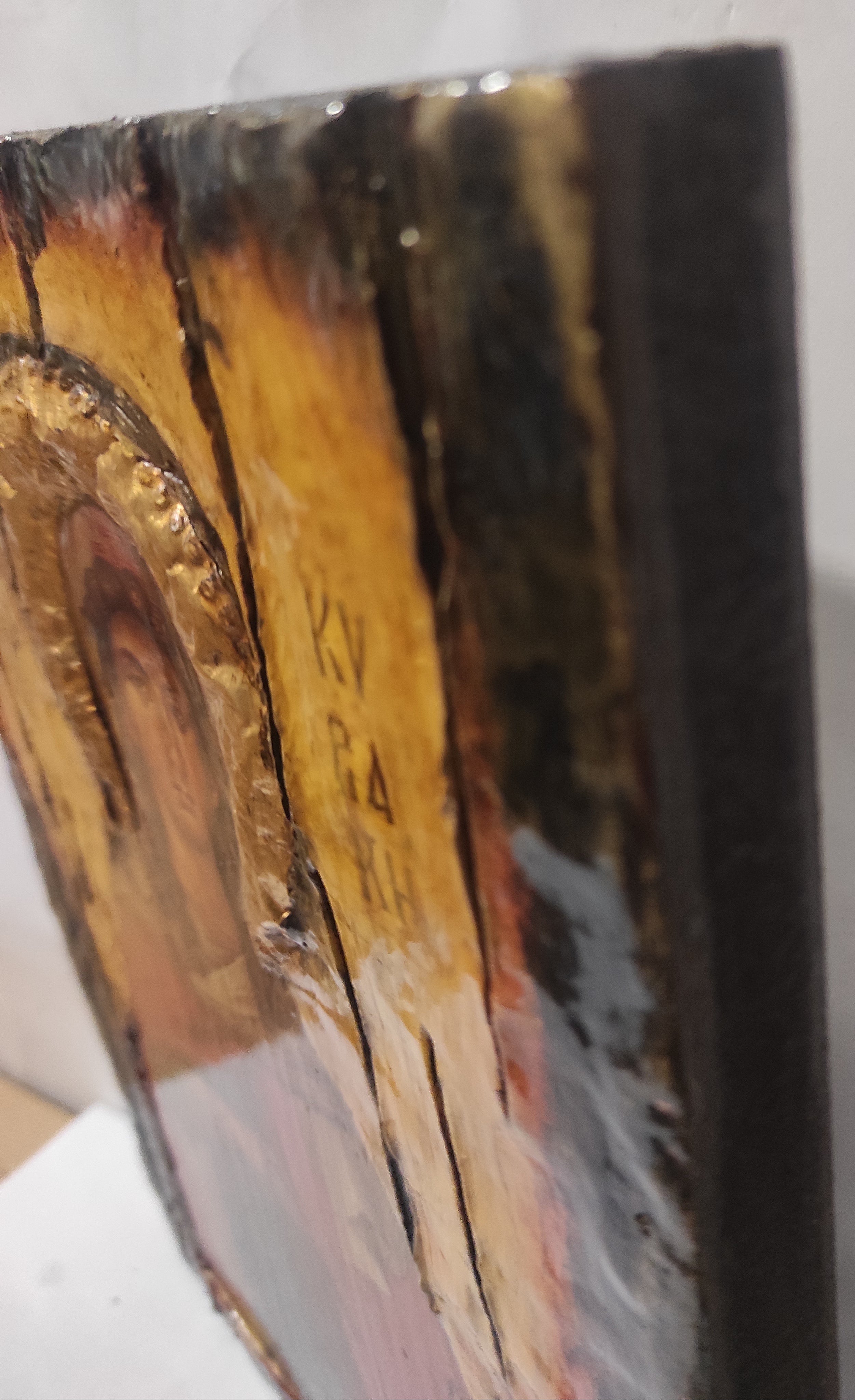 Saint St. John Chrysostom - Greek Russian Orthodox Byzantine Antique Style Icons