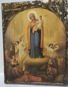Virgin and Child, the Joy of All Who Sorrow Icon-Greek Orthodox Byzantine Icons