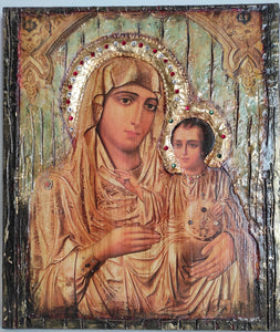 Virgin Mary with Jesus&nbsp; Jerusalem&nbsp;New&nbsp;Icon - Orthodox Greek Byzantine Icons