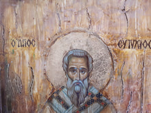 Load image into Gallery viewer, Saint St Eftyxios Eutychius Greek Orthodox Religious Icon - Vanas Collection