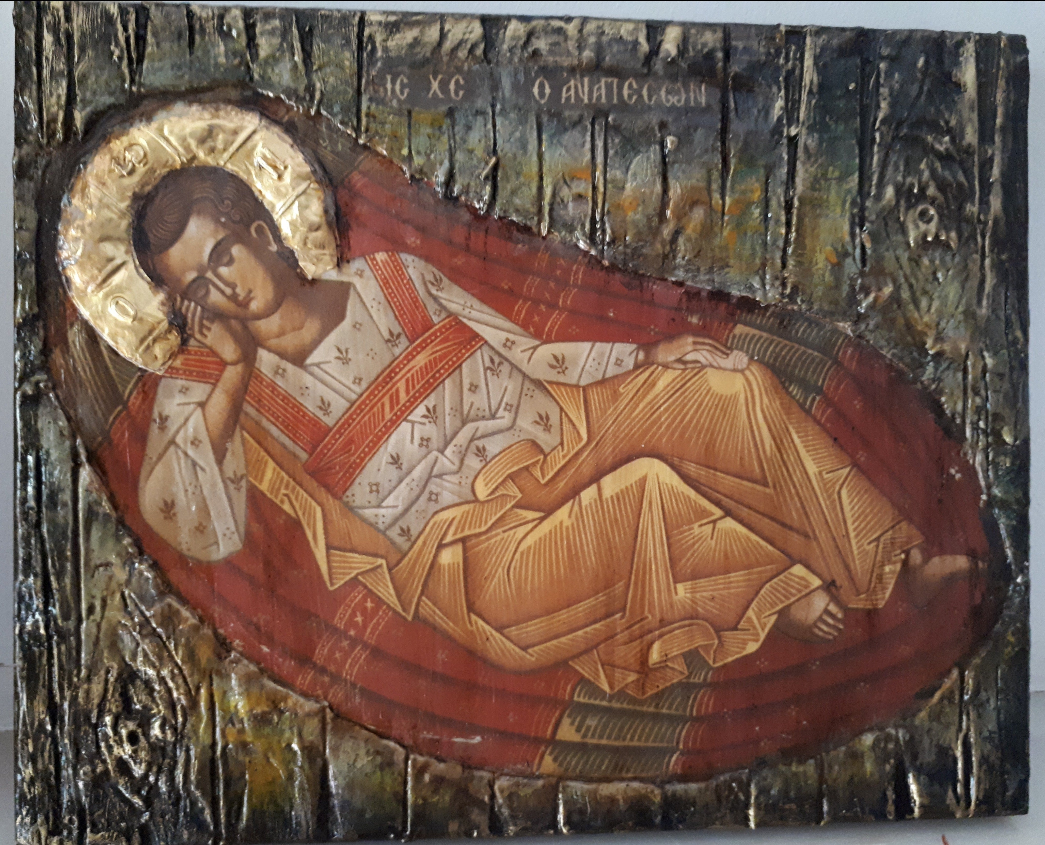 Jesus Christ Anapeson Icon-Orthodox Religious Greek Byzantine Icons - Vanas Collection