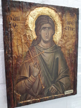Load image into Gallery viewer, Saint St. Orestes Orestis on Wood Icon-Greek Orthodox Byzantine Icons - Vanas Collection