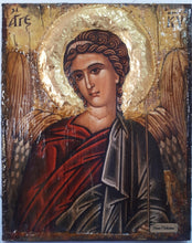 Laden Sie das Bild in den Galerie-Viewer, Angel of the Lord-Angel of God- Greek Byzantine Antique Style Icons - Vanas Collection