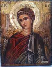 Load image into Gallery viewer, Angel_of_the_Lord_Angel_of_God_ Greek_Byzantine_Antique_Style_Icons _Vanas Collection