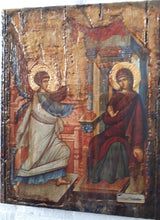 Load image into Gallery viewer, Annunciation of the Virgin Mary Theotokos-Orthodox Greek Byzantine Handmade Icon - Vanas Collection