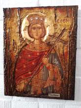 Load image into Gallery viewer, Antique Style Saint Helen Icon-Handmade Greek Orthodox Byzantine Christian Icon - Vanas Collection