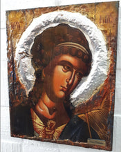 Load image into Gallery viewer, Archangel Michael handmade Greek Christian Orthodox byzantine icon - Vanas Collection