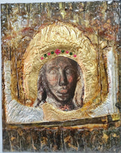 Load image into Gallery viewer, Archangel Michael of Mantamados Icon-Greek Handmade Byzantine Orthodox Icons - Vanas Collection