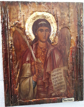 Load image into Gallery viewer, Holy Archangel Michael Icon-Greek Christian Orthodox Catholic Handmade Icons - Vanas Collection