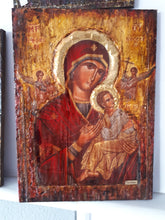 Laden Sie das Bild in den Galerie-Viewer, Holy Virgin Mary Fovera Prostasia Icon - Greek Orthodox Russian Byzantine Icon - Vanas Collection