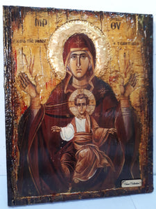 Holy Virgin Mary Panagia Tsampika Rhodes Icon- Greek Russian Byzantine Orthodox Icons - Vanas Collection