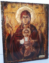Load image into Gallery viewer, Holy Virgin Mary Panagia Tsampika Rhodes Icon- Greek Russian Byzantine Orthodox Icons - Vanas Collection