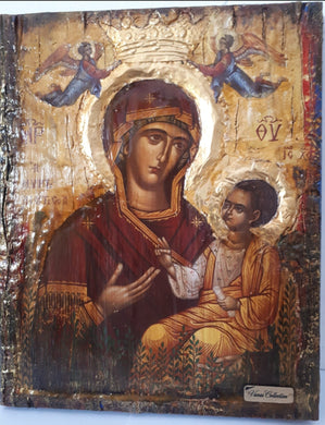 Holy Virgin Mary the Myrtidiotissa- Panagia Myrtidiotissa Greek Byzantine Icons - Vanas Collection