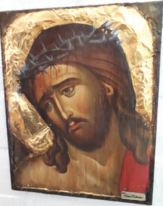 Jesus Christ "Bridegroom" Nymphios-Greek Byzantine Orthodox Face Art Icon - Vanas Collection