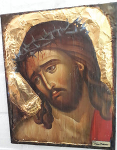 Jesus Christ "Bridegroom" Nymphios-Greek Byzantine Orthodox Face Art Icon - Vanas Collection