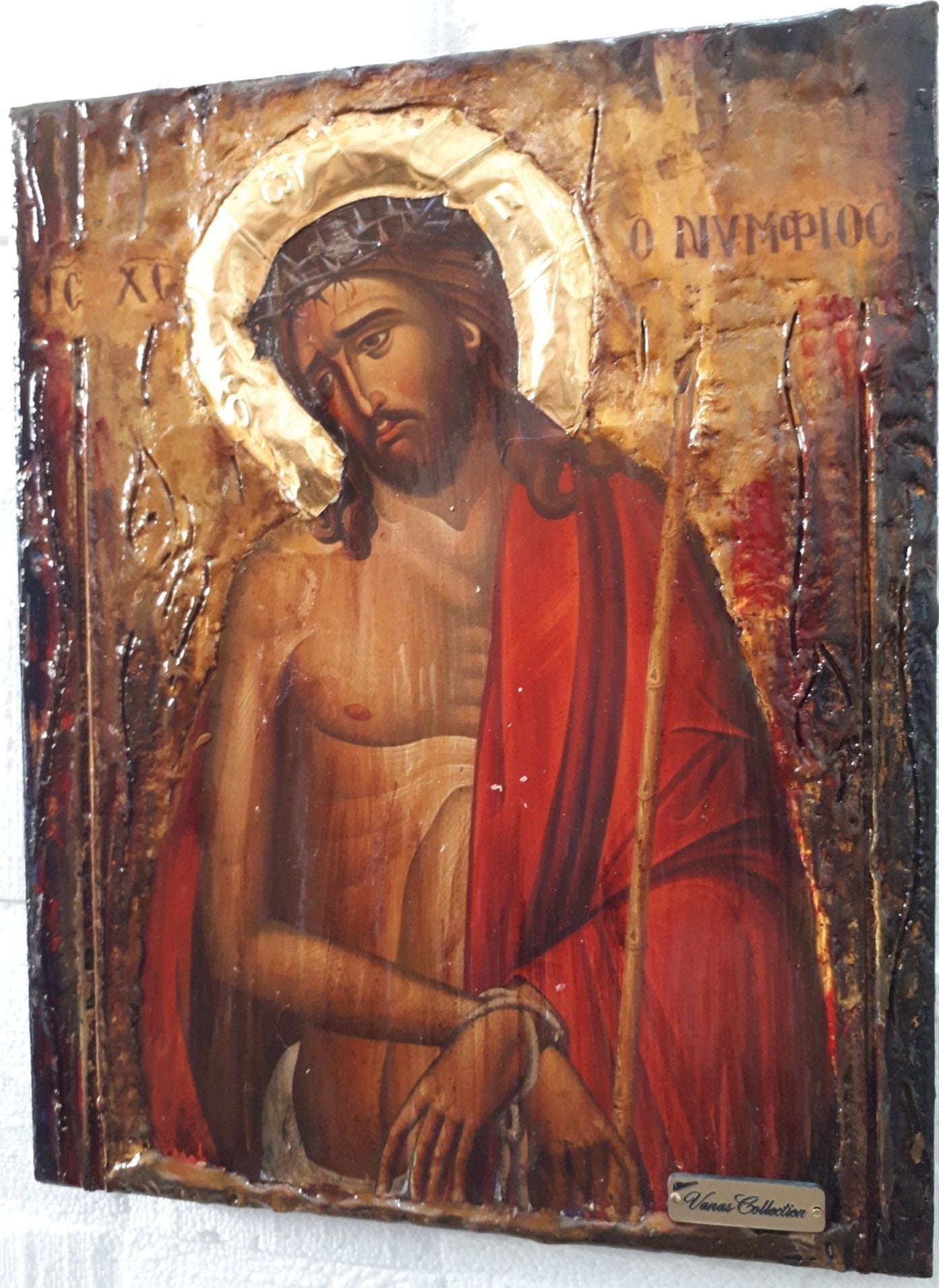 Jesus Christ "the Bridegroom" Nymphios-Greek Russian Orthodox Byzantine Icons - Vanas Collection
