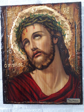 Load image into Gallery viewer, Jesus Christ &quot;the Bridegroom&quot; Nymphios on Wood-Greek Russian Orthodox Face Art Icons - Vanas Collection