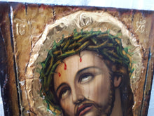 Load image into Gallery viewer, Jesus Christ &quot;the Bridegroom&quot; Nymphios on Wood-Greek Russian Orthodox Face Art Icons - Vanas Collection