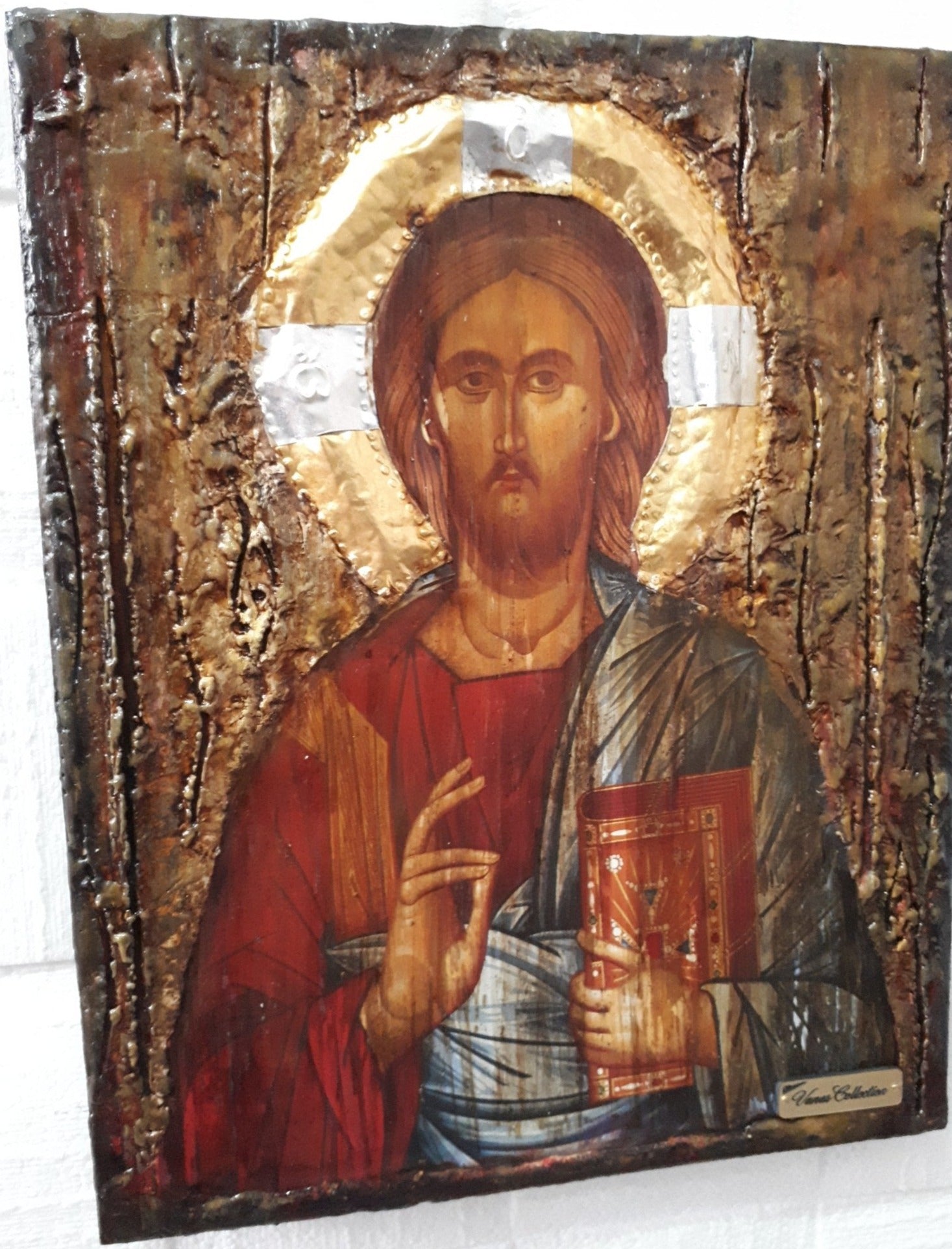 Jesus Christ the PANTOCRATOR- Blessed -Orthodox Byzantine Greek Icon - Vanas Collection