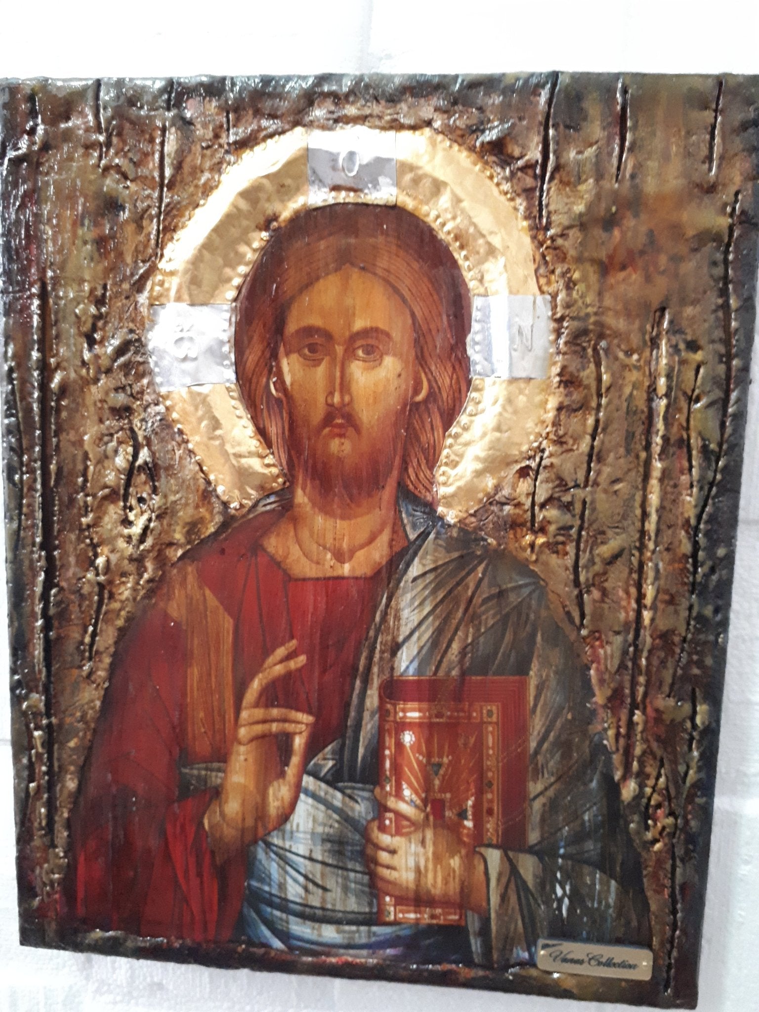 Jesus Christ the PANTOCRATOR- Blessed -Orthodox Byzantine Greek Icon - Vanas Collection