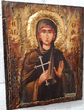 Load image into Gallery viewer, Orthodox Icon of Euphemia the Great Martyr Greek Byzantine Antique Style Icon - Vanas Collection