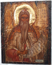Laden Sie das Bild in den Galerie-Viewer, Orthodox Icon of Prophet Zachariah, Zacharias Christianity Greek Byzantine Icons - Vanas Collection