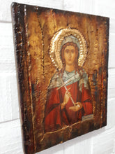 Load image into Gallery viewer, Orthodox Icon St. Zoe the Martyr- Russian Greek Byzantine Antique Style Icons - Vanas Collection