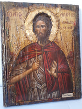 Load image into Gallery viewer, Saint Alexios The Man of God Icon- Greek Russian Byzantine Orthodox Icons - Vanas Collection