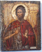 Load image into Gallery viewer, Saint Alexios The Man of God Icon- Greek Russian Byzantine Orthodox Icons - Vanas Collection