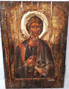 Saint Andrew Religious Art,Andrew the Apostle,Orthodox Antique Style Saints Icon - Vanas Collection