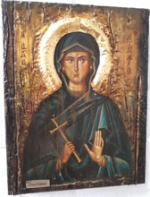 Load image into Gallery viewer, Saint Eugene Evgenia ΑΓΙΑ ΕΥΓΕΝΙΑ Greek Russian Orthodox Antique Style Icons - Vanas Collection