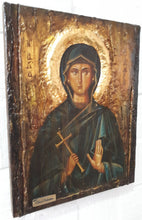 Load image into Gallery viewer, Saint Eugene Evgenia ΑΓΙΑ ΕΥΓΕΝΙΑ Greek Russian Orthodox Antique Style Icons - Vanas Collection