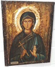 Load image into Gallery viewer, Saint Eugene Evgenia ΑΓΙΑ ΕΥΓΕΝΙΑ Greek Russian Orthodox Antique Style Icons - Vanas Collection