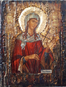 Saint Eulampia-Sainte Eulampie-Eulampia-Santa Eulampia Orthodox Christian Icons - Vanas Collection
